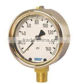 all stainless steel low pressure gauge
