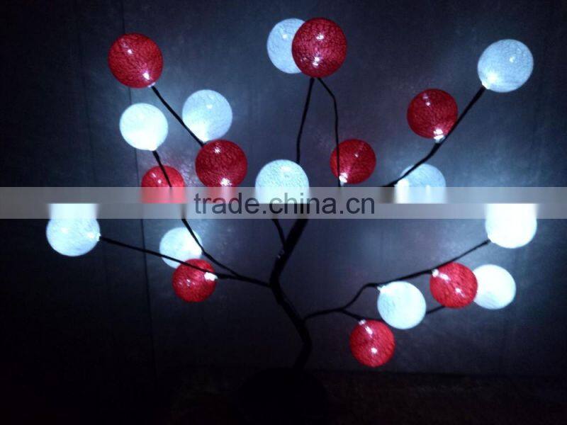 12V 4.5V battery led tree light color changing led magic ball light