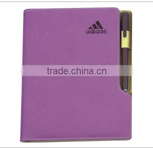 Top quality exercise note book , custom note pad book with pen