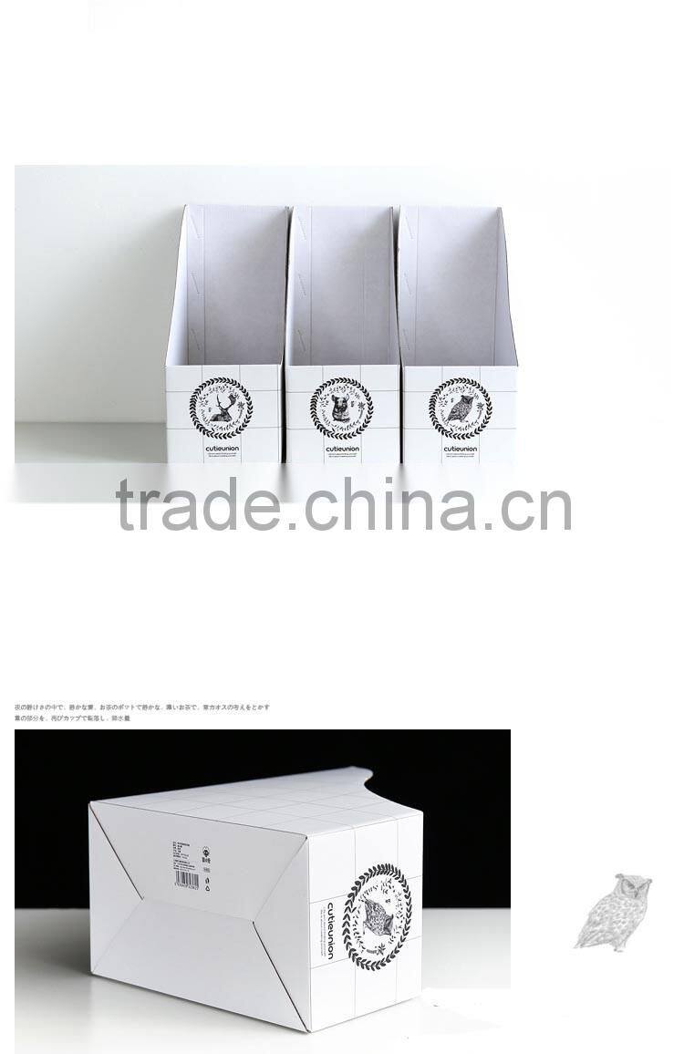 China logo printed multi-wall cardboard kraft stroage box