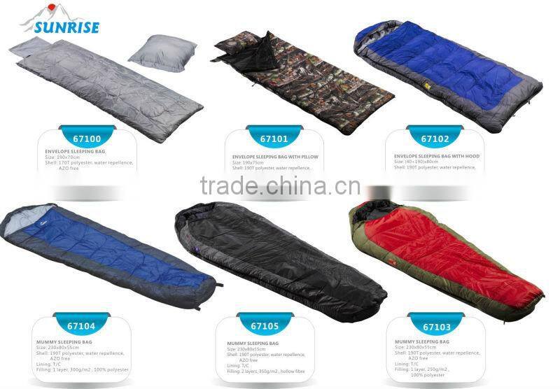 67098# SLEEP BAG WITH PILLOW