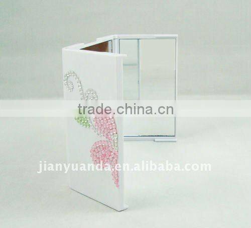 advertising gift 3 ways foldable mirror/ make up mirror