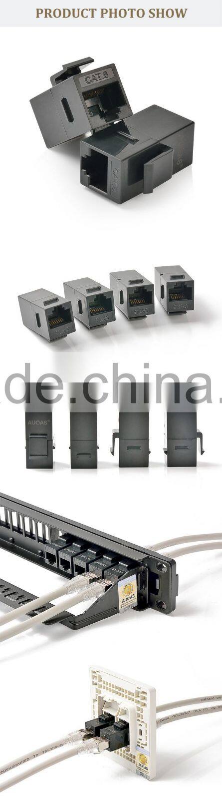 Factory Offer RJ45 Network UTP Cat6 AC DC Adapter Similar To Network Cable Joint Connector Low Price