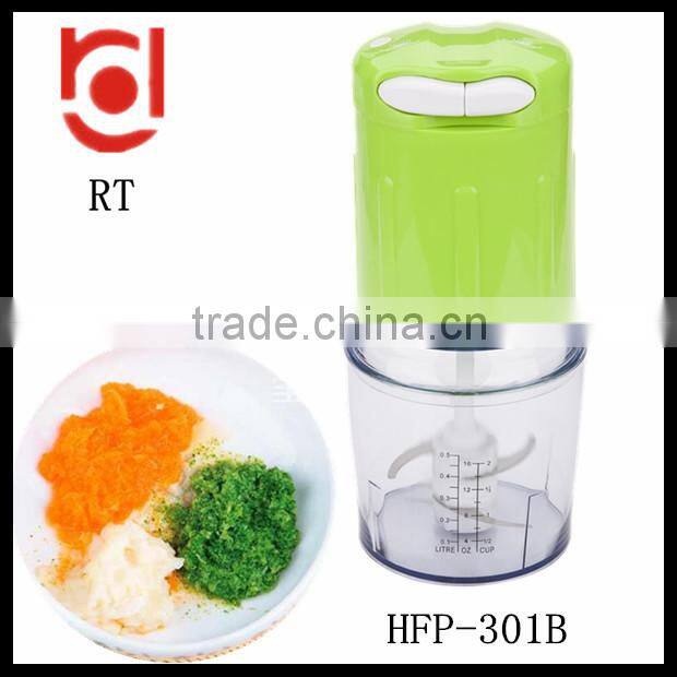 0.5L stainless steel blades power food chopper