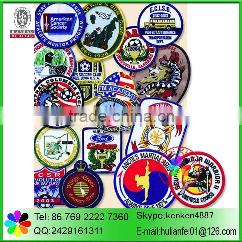 PROFESSIONAL FACTORY SUPPLY Custom cheap chenille patch