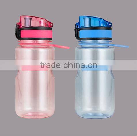 350ml bpa free drinking plastic water sport bottle with handle