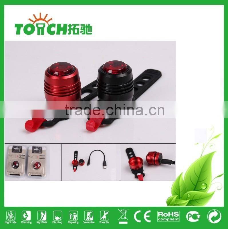 USB rechargeable bicycle light LED bicycle light aluminum LED light