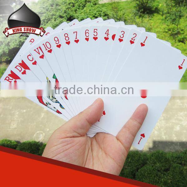 paper and plastic tarot cards packed into tin box for game