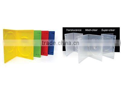 14mm clear DVD Boxes for 6pcs discs