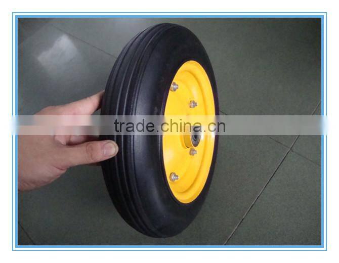 Rubber Wheel from Qingdao Yinzhu Wheel Barrow Solid Rubber Tire