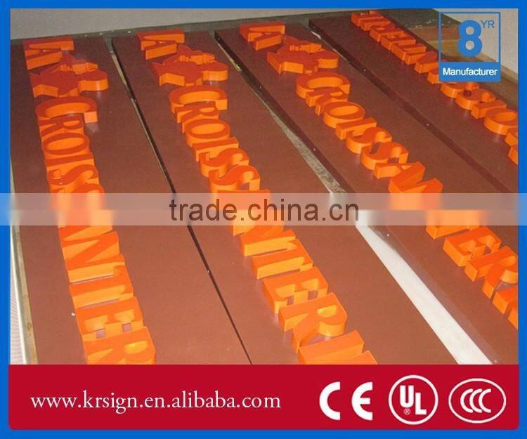 Customize Shape and led channel letter sign box for advertising