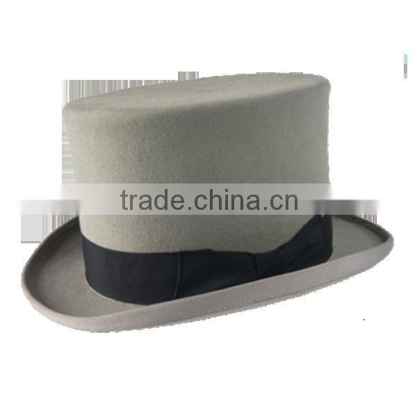 Ribbon and Rope Accessory Type and 100% Wool,100% Australian wool Material mini top hat
