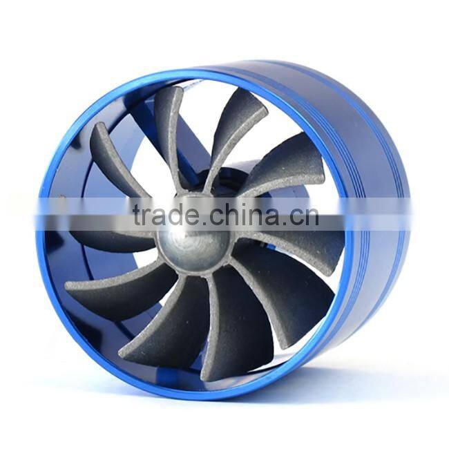 Universal racing Fuel Saver Air Intake Fuel Gas Fan