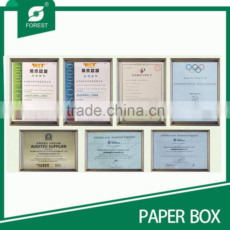CHINA SUPPLIER OF CUSTOM LOGO GOOD QUANTITY PAPER BOX