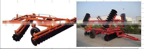 wing-folded heavy-duty hydraulic disc harrow cultivator
