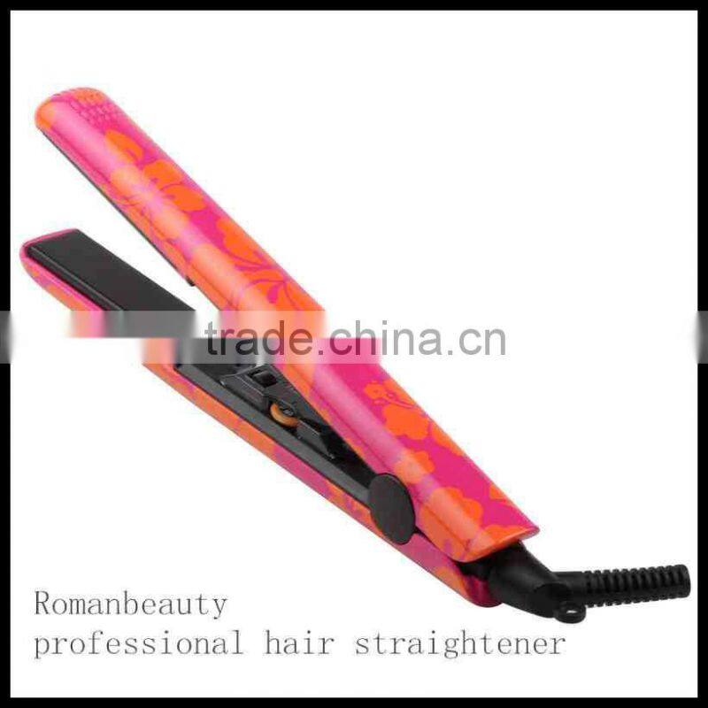 women hair beauty hair straightener with straightener curler water-transfer surface hair straightener RM-17