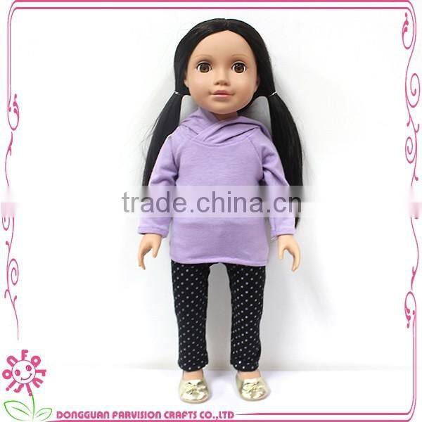 18 inch doll clothes with matching girl clothes, PVC doll clothes