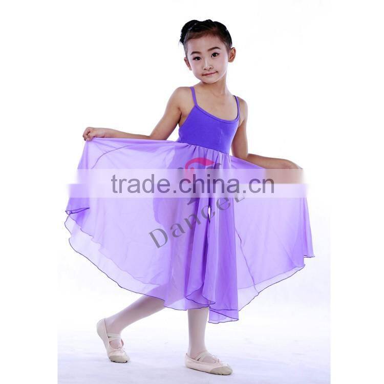 C2147 Long Girls Chiffon Skirt Dance Dress Ballet Costume