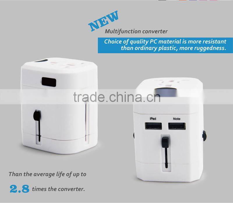 Oil surface multipurpose electrical european travel adapter