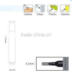 Non-toxic round barrel water proof permanent marker pen