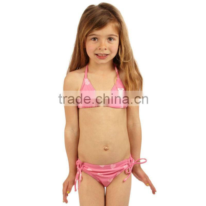 Sweet 2013 hot selling cartoon kids two piece swimwear