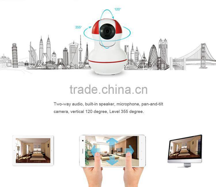 H.264 p2p wifi ip camera for baby monitoring with app control