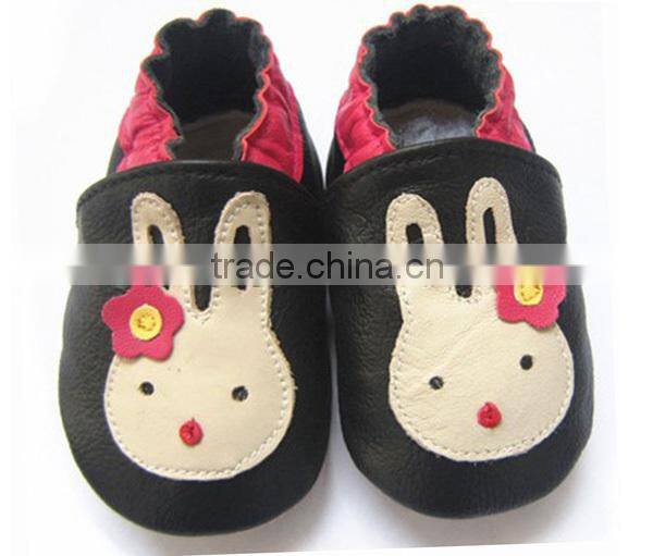 wholesale green lamb fashion soft sole 100% leather baby leather shoes