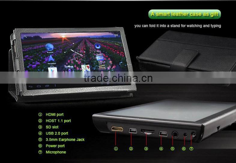 7 Inch Car PAD 2 Din Android 4.0 Digital Panel In Dash CAR PC DV Camera With Patents Universal DM7835