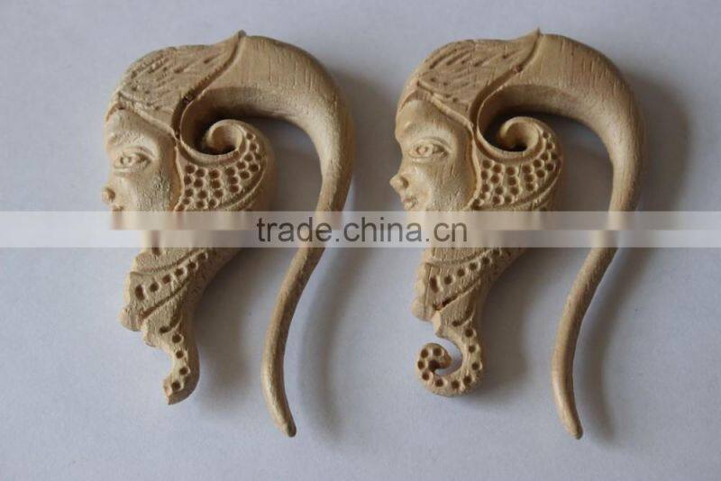 2016 New Design Wood Plug Ear Piercing Jewelry
