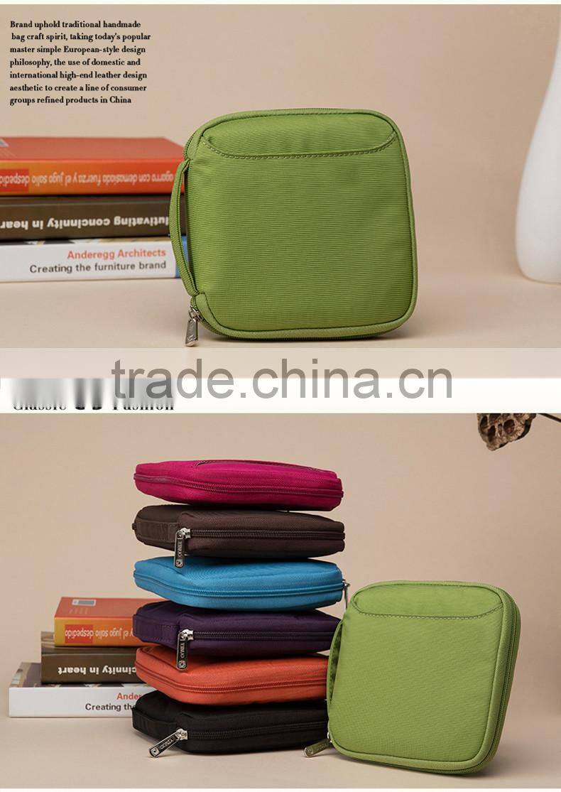 car CD storage case with zipper oxford cloth CD bag