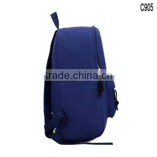 china manufacturer wholesale canvas shool backpack bag rucksack