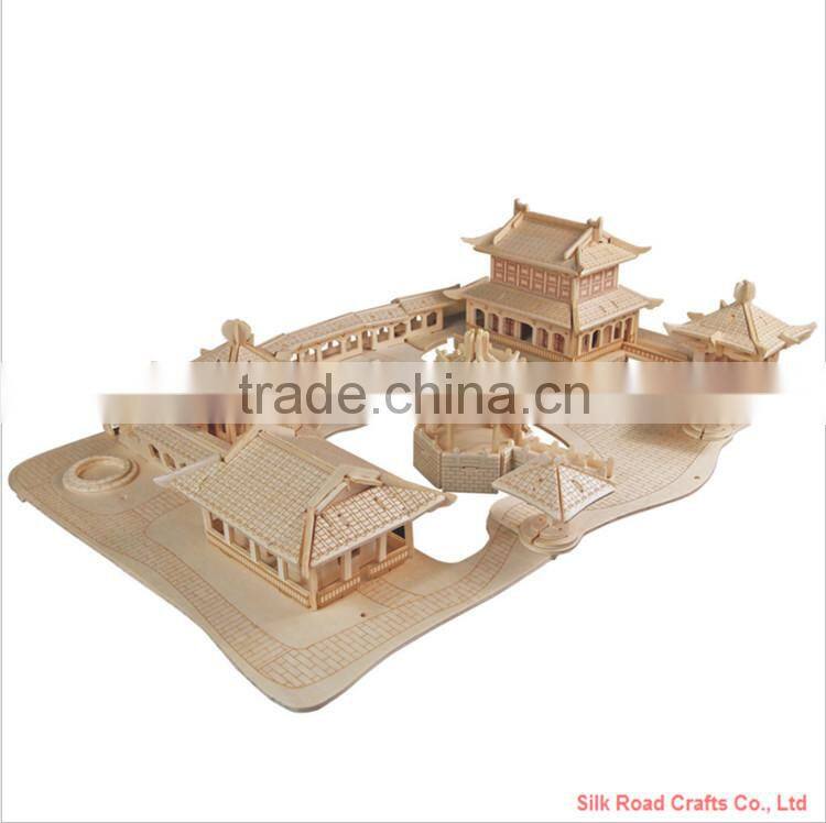 3d wooden puzzle three-dimensional