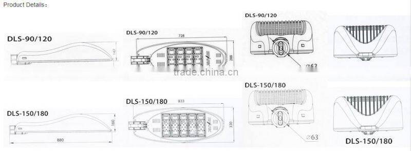 150W led street light module