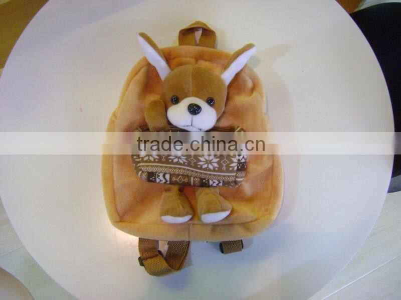 Most Popular High quality stuffed plush Toy Animal backpack,school backpack