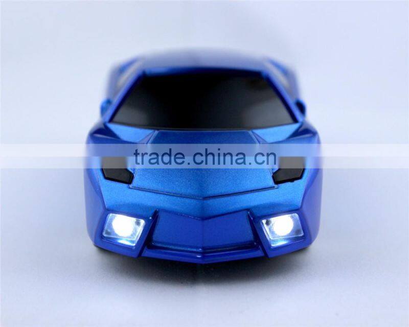 wholesale cell phone accessories novelty cute portable Car Shape Power Bank 5200mAh 2 Car Headlamp LED Torch