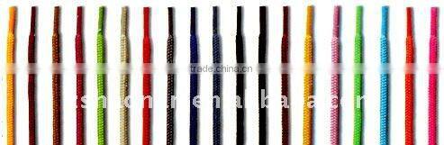 High quality fashion customized flat waxed shoelaces