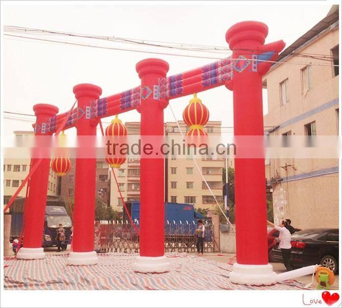 2016 Cheap price PVC cute advertising inflatable arch for promotion