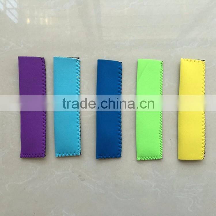 Factory directly sale neoprene popsicle ice sleeves freezer popsicle holders