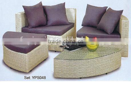 Modern rattan living room sofa sitting room set YPS052