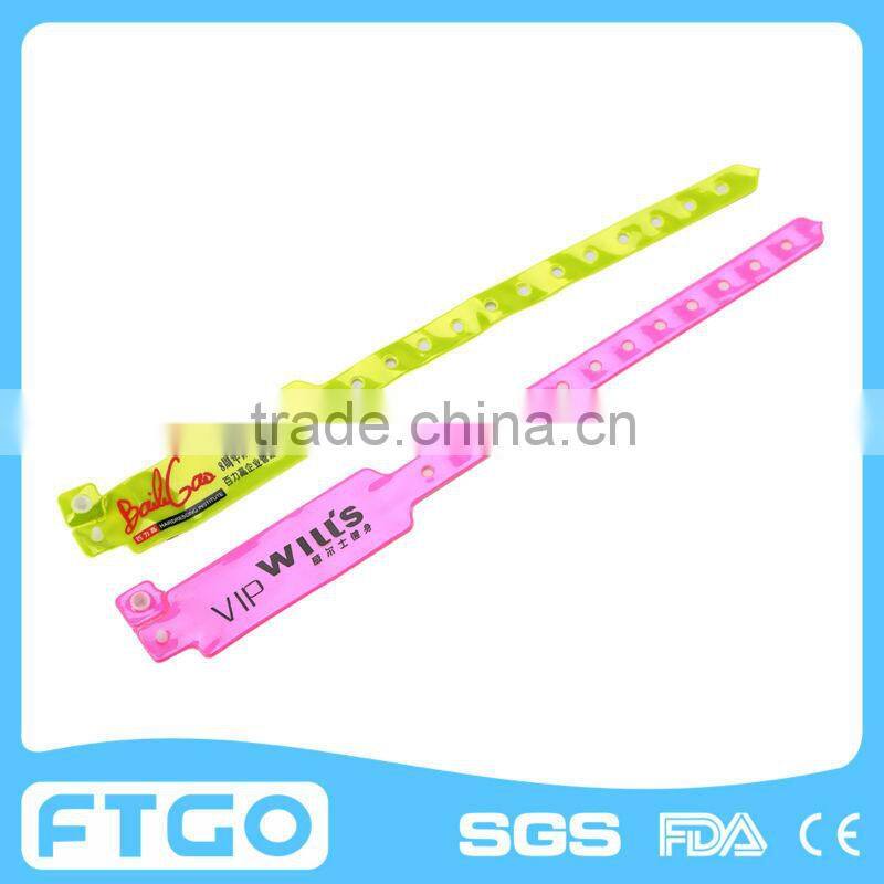 Cheap PVC Wristbands For use in Events, Hotels Etc