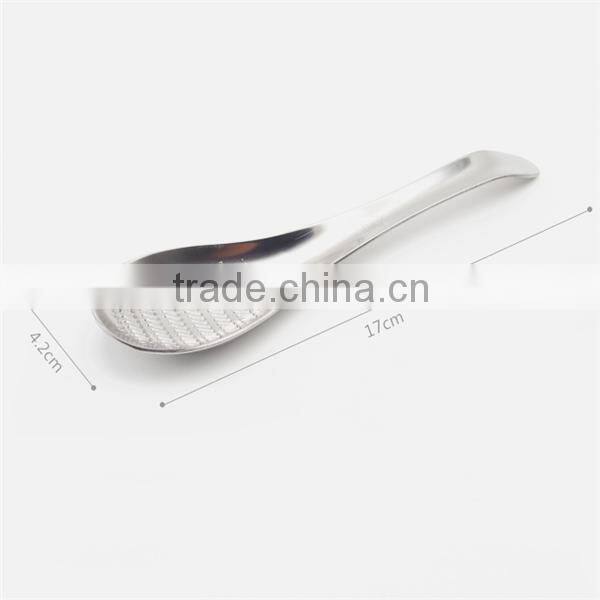 Spoon shaped ginger chocolate nutmeg garlic grater