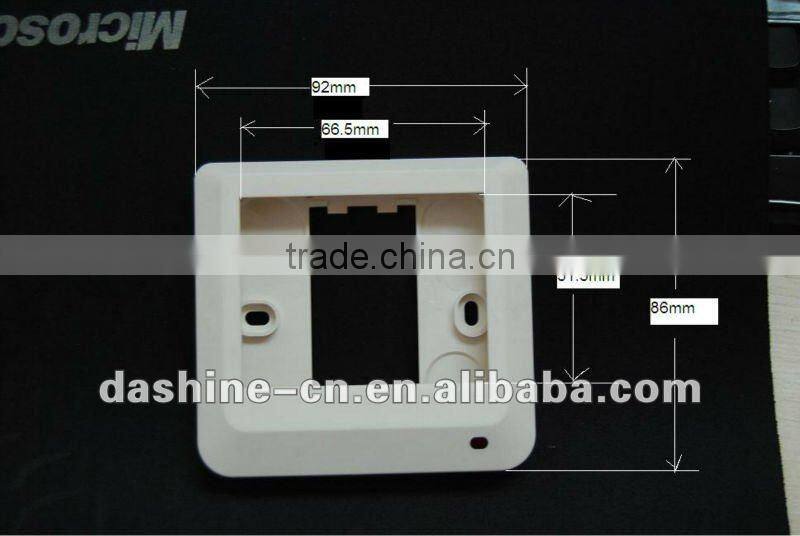 Touch screen Plastic enclosure with large LCD for thermostat