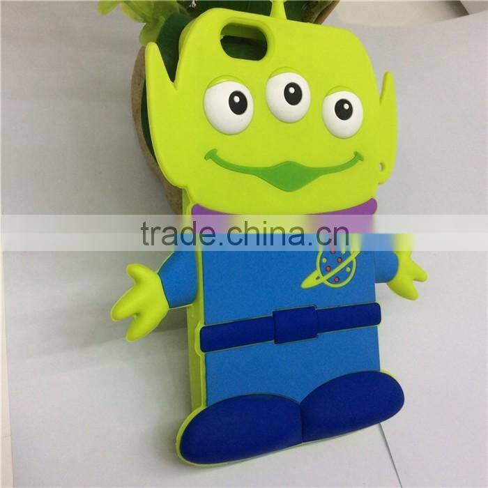 Little Green Men silicon phone case for huawei,Monsters silicon phone case for huawei,cheap price silicon phone case for huawei