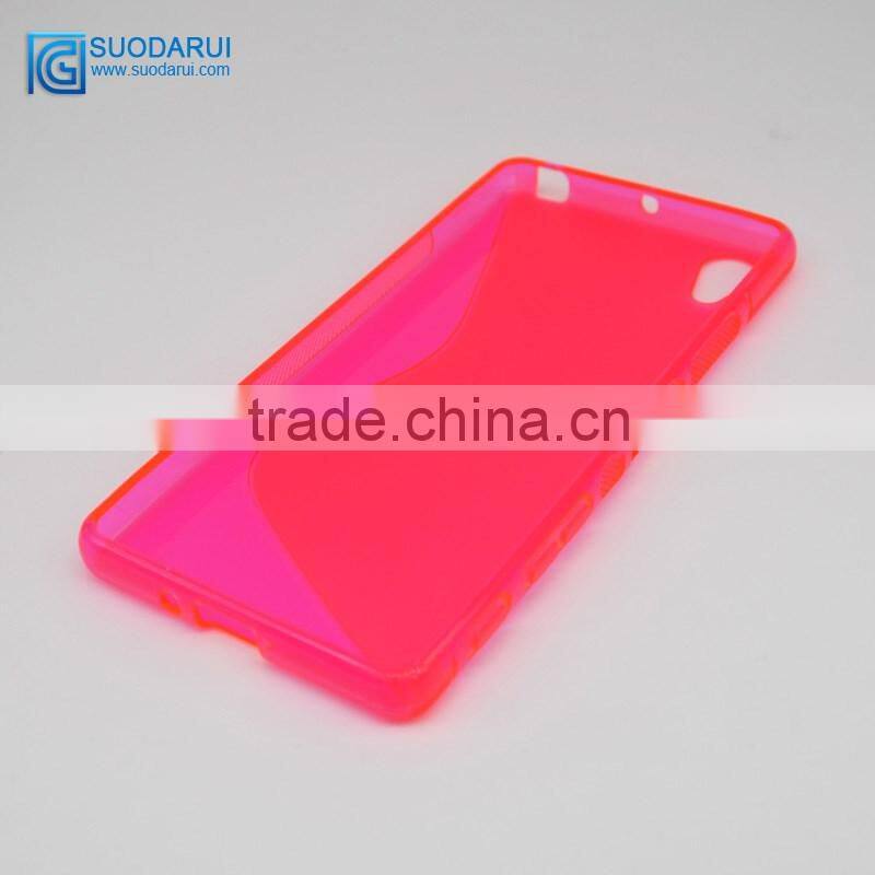 For sony xperia X F5122 F5121 S line tpu cover soft gel design case mix colors