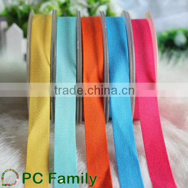 5/8 inch cotton herringbone ribbon