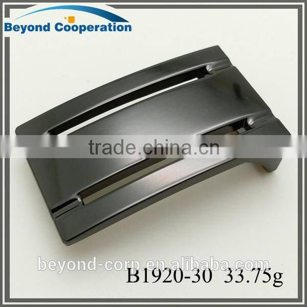 2016 new mould flap plaque buckle shiny gun metal nickel-free coating plain plate buckle
