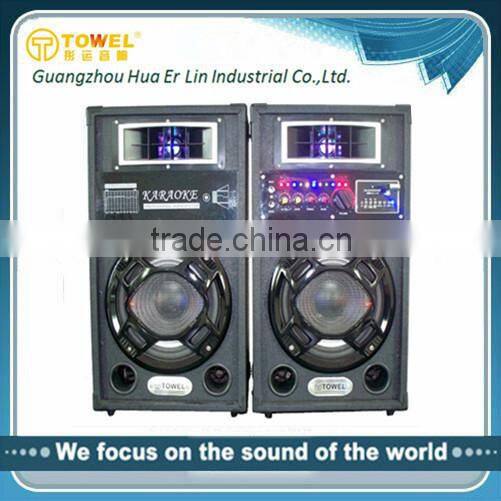 Contemporary 2.0 outdoor stage active karaoke audio speaker