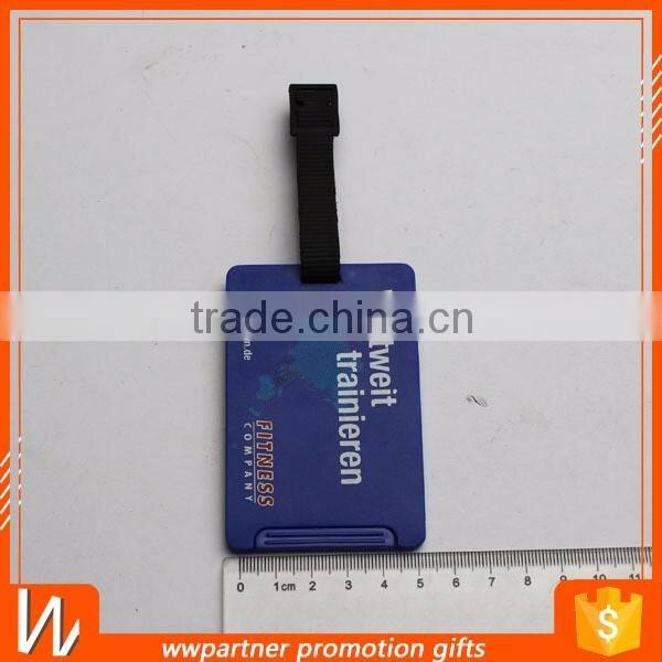 Slide Luggage Tag with Square Name Window