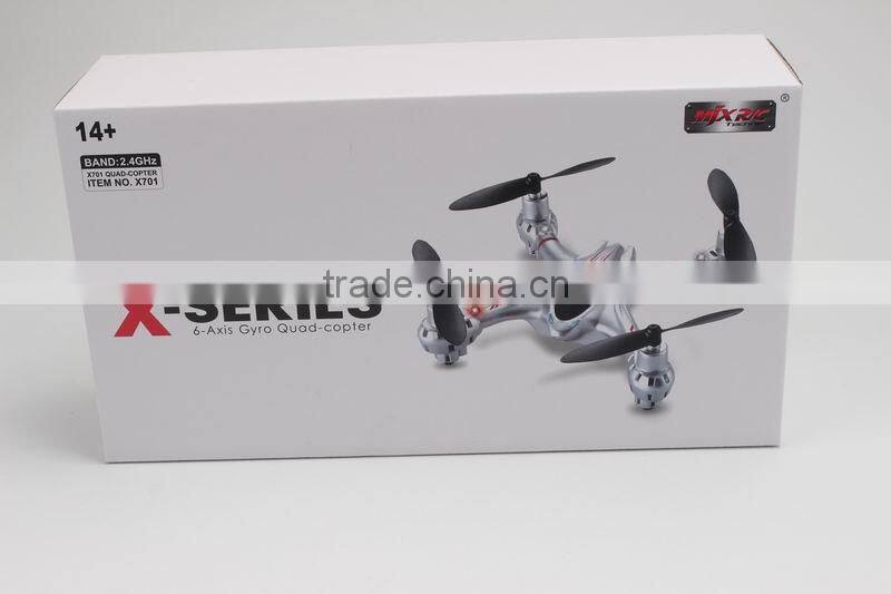 2015 NEW X-SERIES X701 MINI SIZE DRONE 2.4G 6 AIXS RC OUTDOOR DRONE with gravity sensor toys