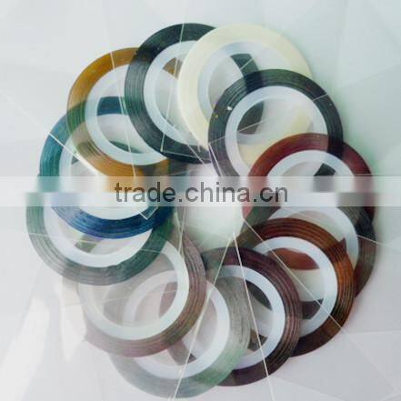 Fashion 40 colors nail striping tape for nail art decoration nail tapes
